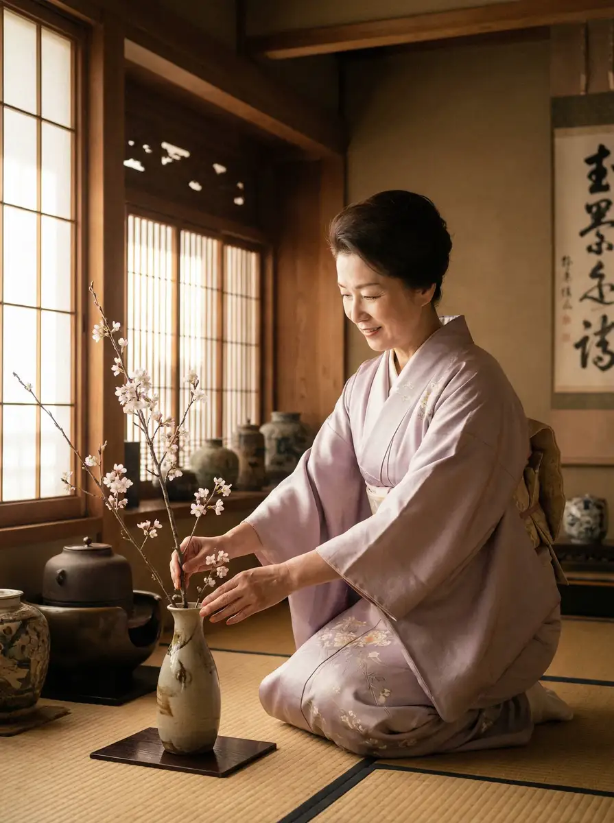 一位优雅的 一起草17c-实时在线视频|免费资源|最新高清内容 在和室中插花